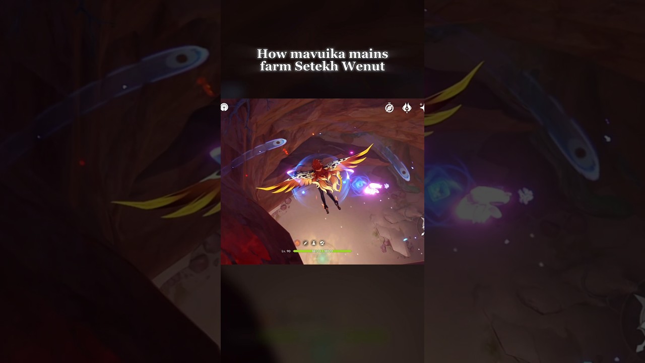 How Mavuika Mains Farm Setekh Wenut #shorts #genshinimpact