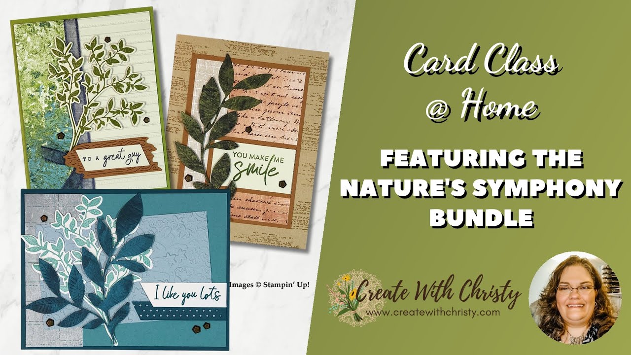 Nature’s Symphony Free Card Class | 3 Easy Nature-Inspired Cards