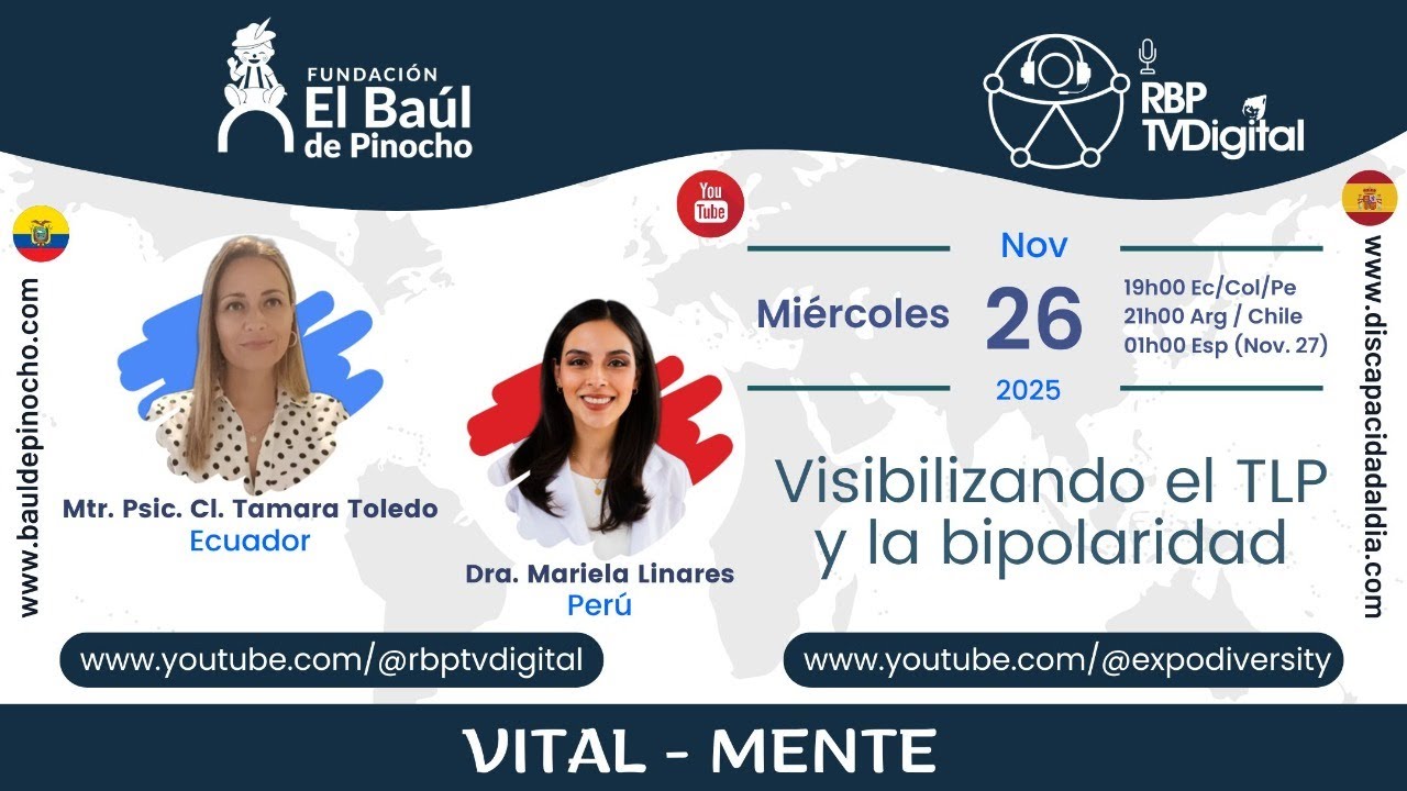 🔴📡RBPTVDIGITAL 26/11/2025 ※ Visibilizando el TLP y la Bipolaridad