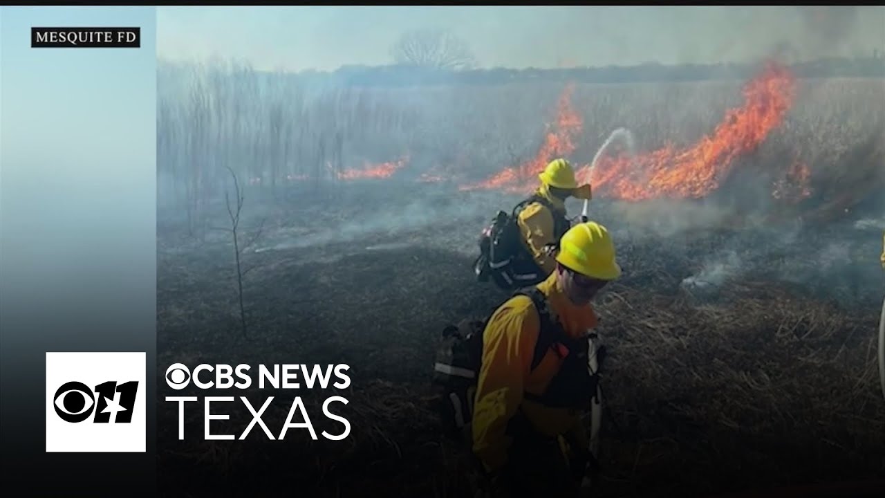 Mesquite firefighters take pack test for wildfire duty