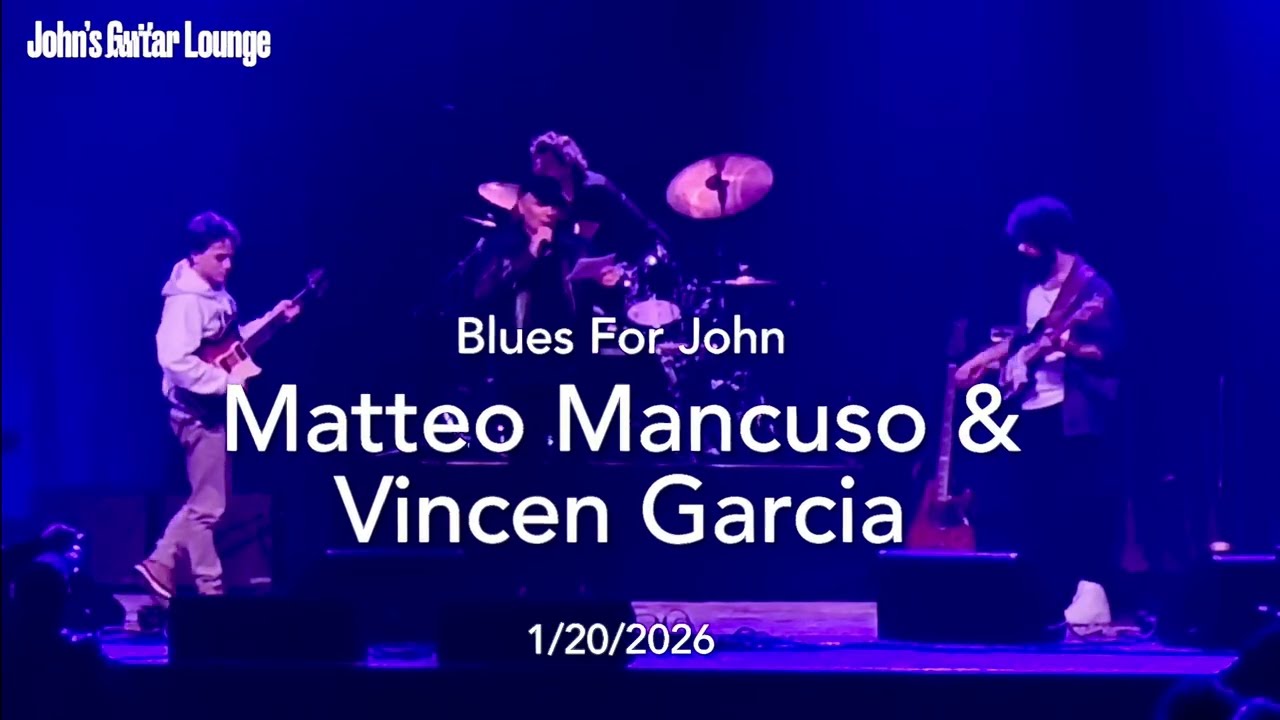 Matteo Mancuso LIVE - “Blues for John” [re-upload - better audio]