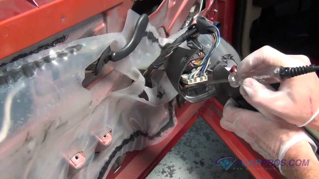 Window Motor and Switch Test Repair Guide