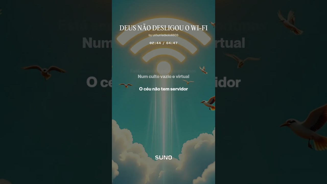 DEUS NÃO DESLIGOU O WI-FI