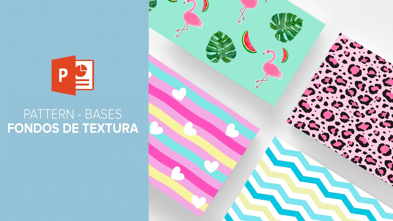 Como hacer fondos PATTERNS , PATRONES, MOTIVOS , PAPELES DIGITALES en PowerPoint