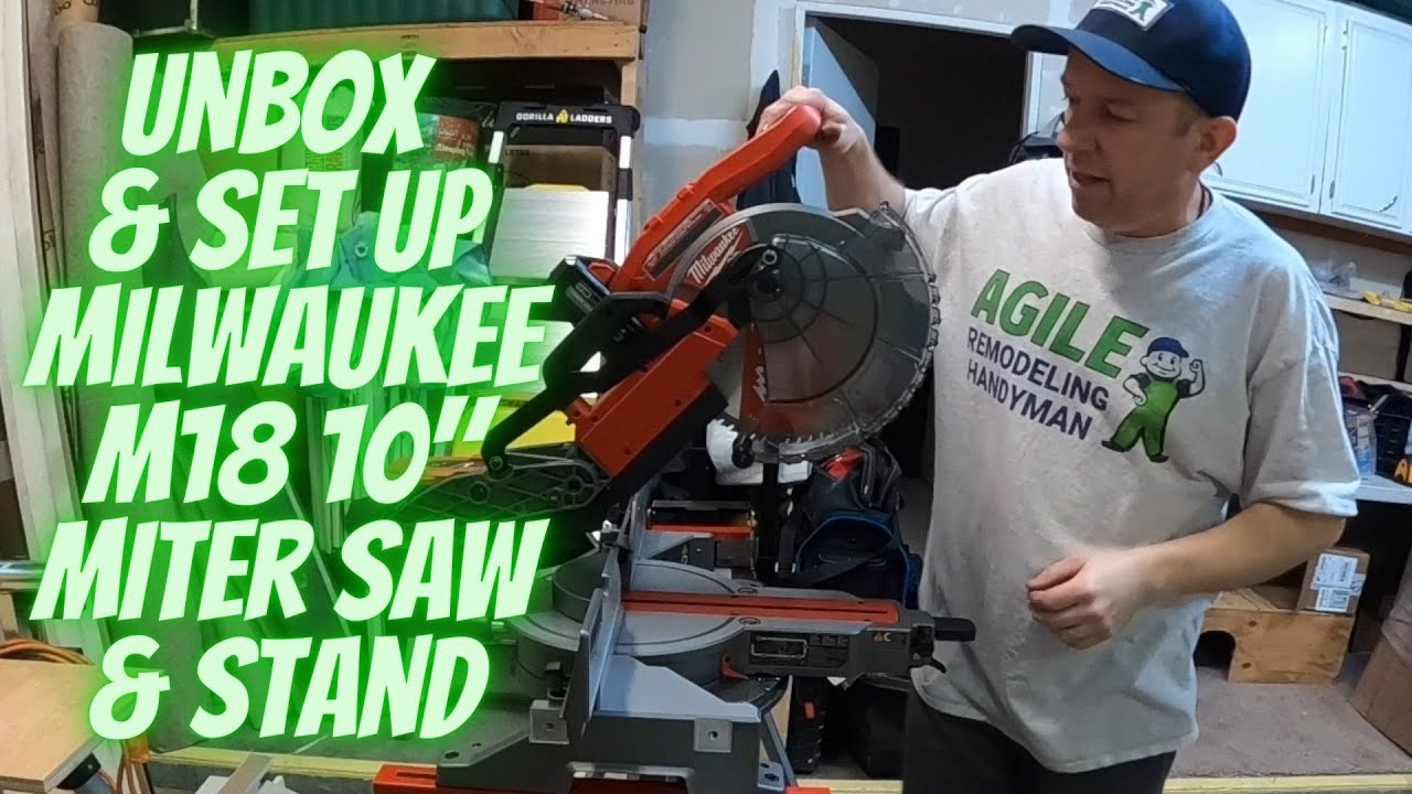 Unbox and set up Milwaukee M18 10