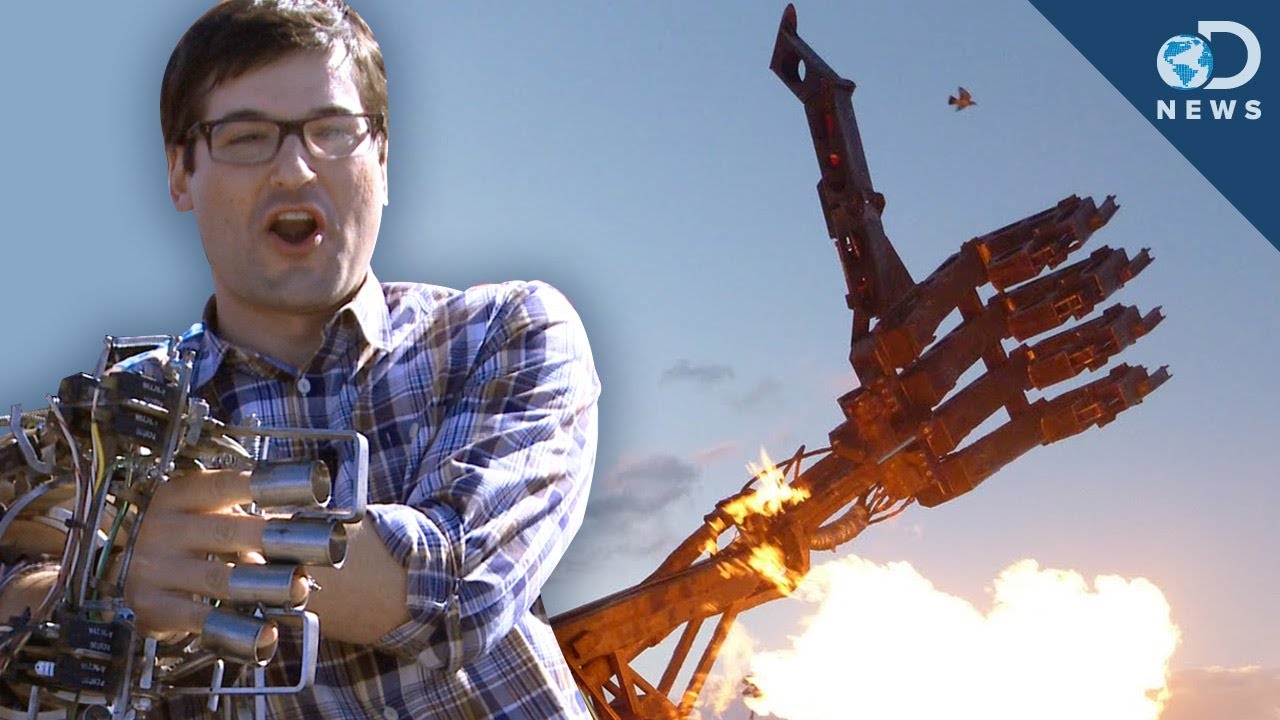 Crushing Cars With a Giant Robot Hand