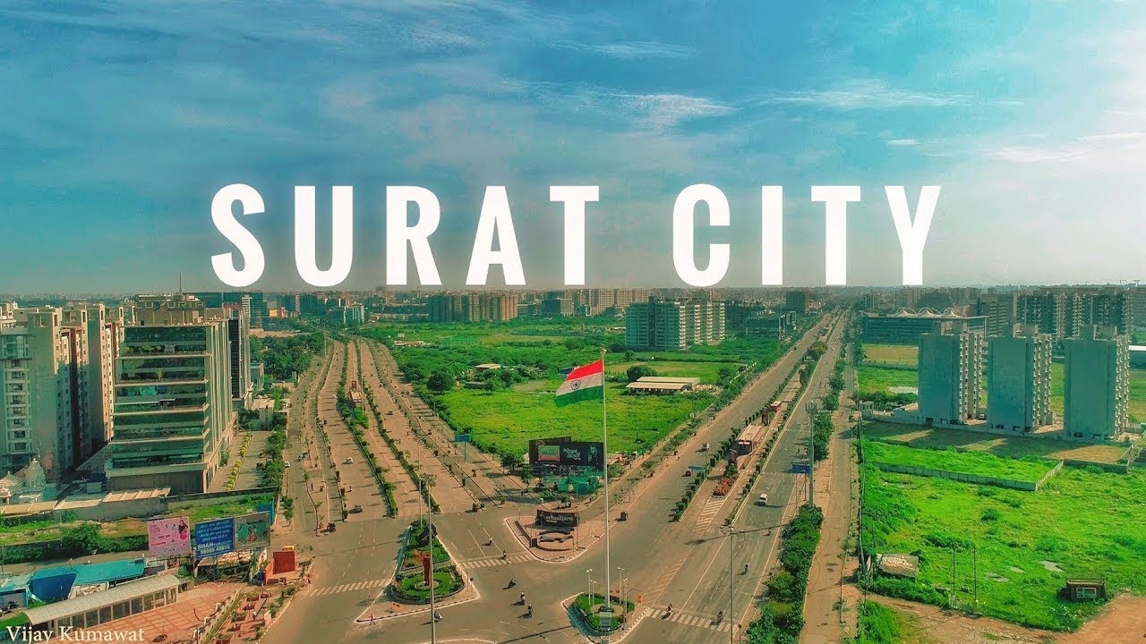 Surat City || Cinematic Drone View 4K ||  Gujarat