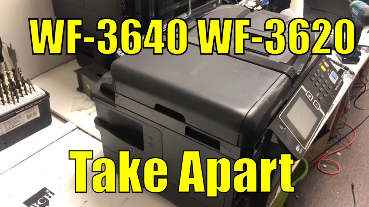 Извлеките материнскую плату Epson WorkForce WF-3640 / WF-3620 (основная плата форматера)