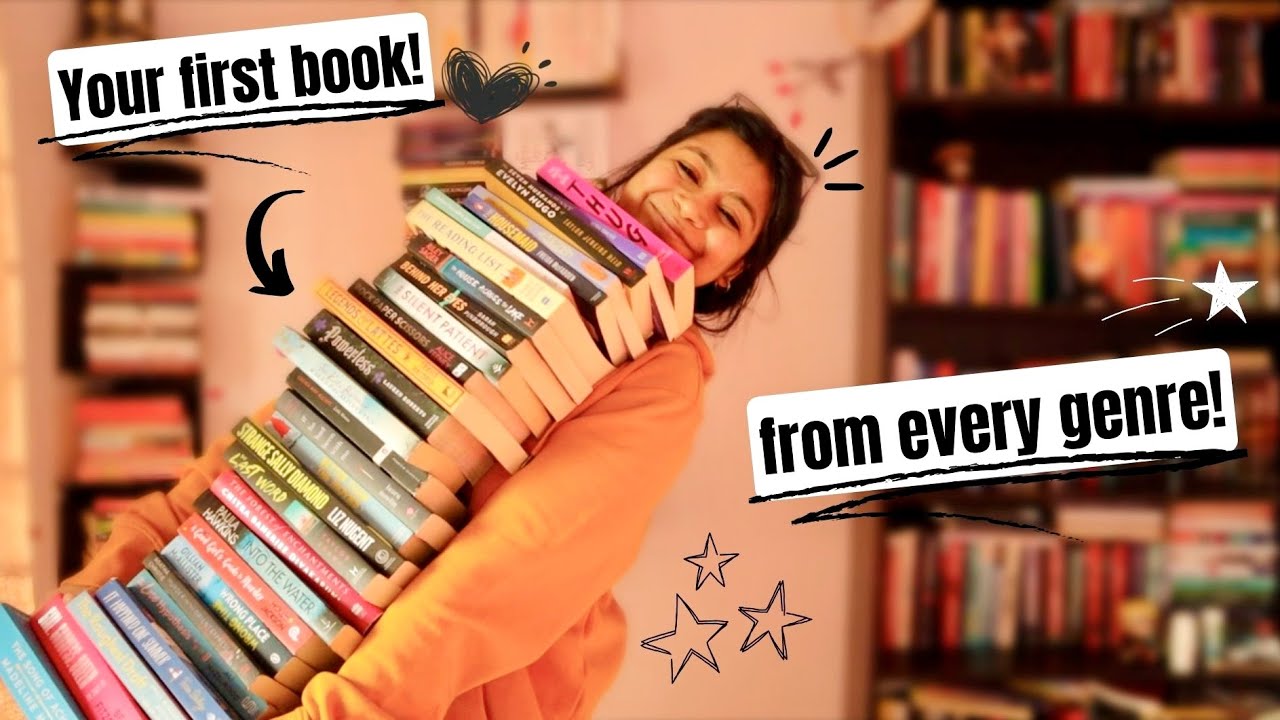 Recommending your FIRST BOOK from EVERY GENRE that you can START WITH as a BEGINNER! | Anchal Rani