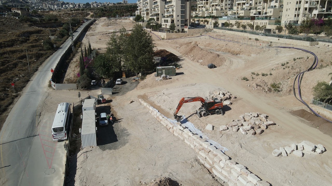 פארק הר חומה בבנייה Fly Over