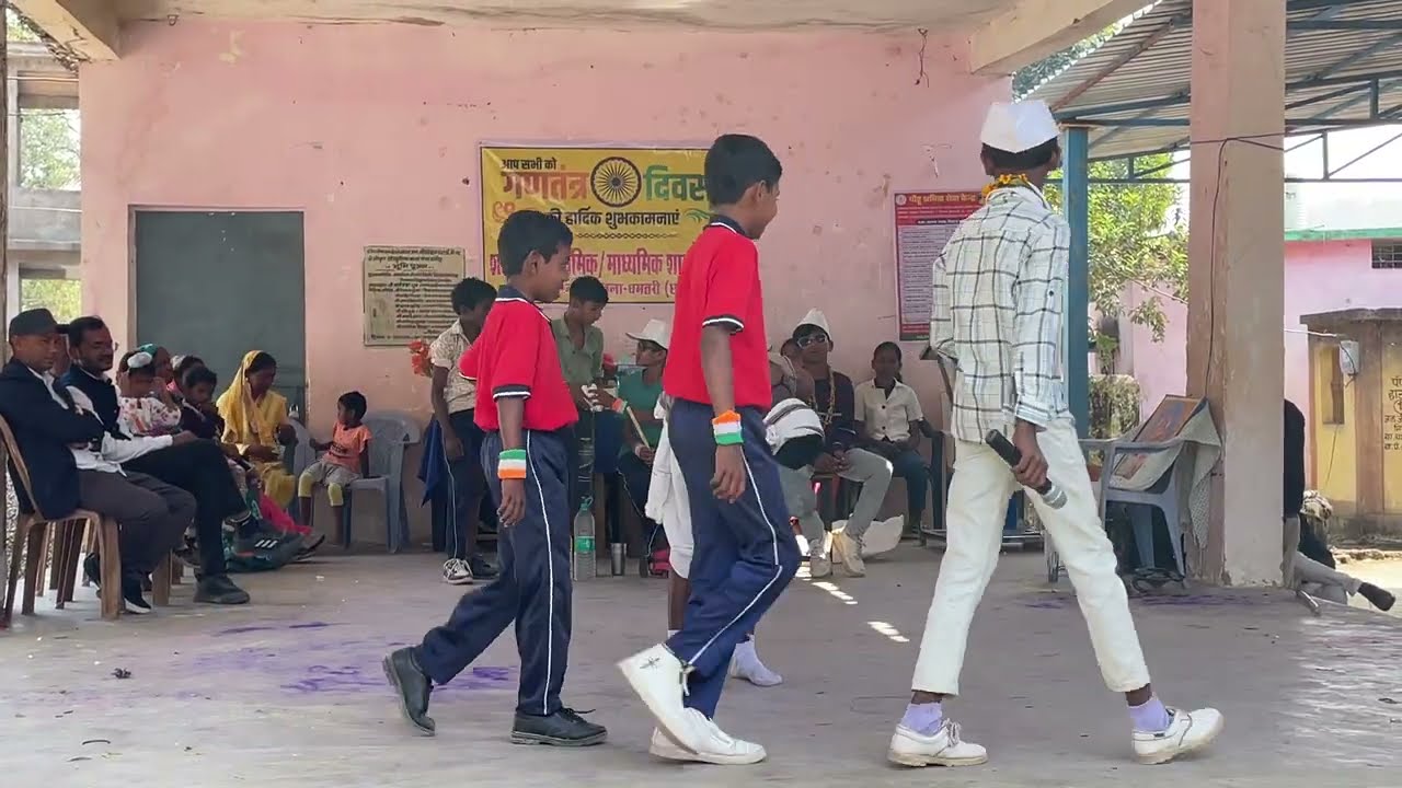 Republic day Special Nukkad Natak..M/S chamenda 🍁🏫...Boys group (class 6th to 8th)... Comedy+Drama ⭐