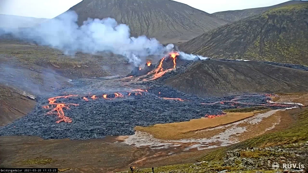 TIMELAPSE: Eruption in Fagradalsfjall (Iceland) Part 2