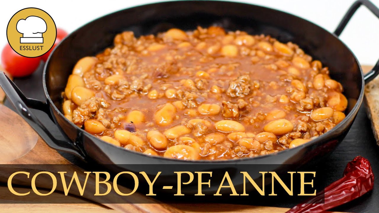 COWBOY-PFANNE mit Bohnen und Hackfleisch