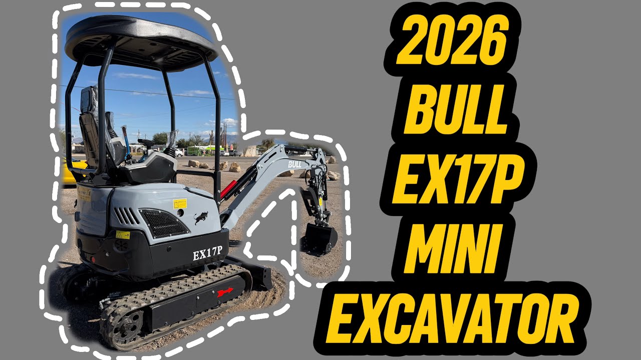 Мини-экскаватор Bull EX17P 2026 года
