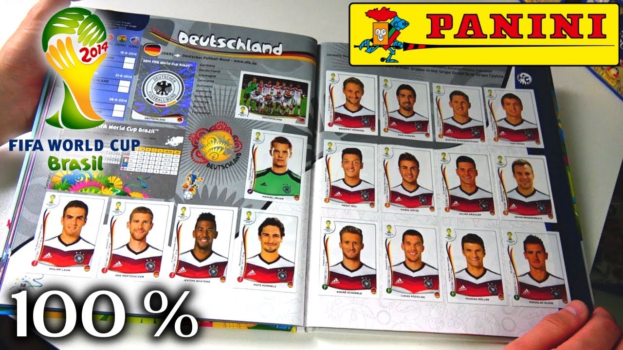 100 % Panini FIFA WORLD CUP 2014 WM Sticker Collection: KOMPLETT! FULL ALBUM!