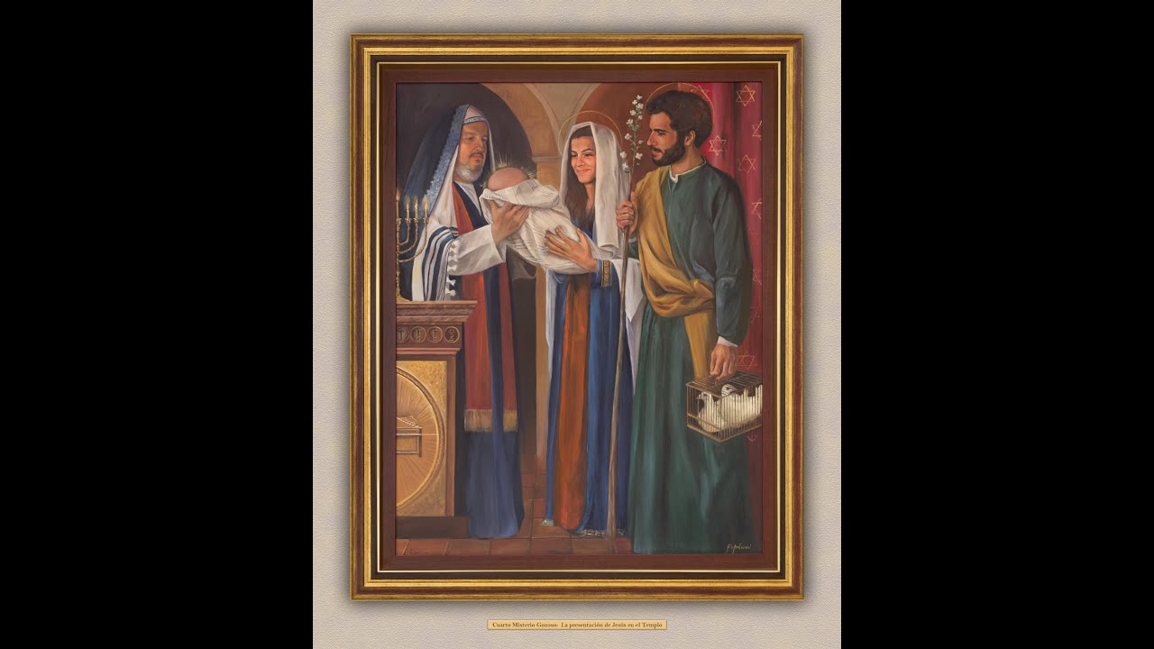 Cuarto Misterio gozoso: La Presentación de Jesús en el Templo y la Purificación de la Virgen