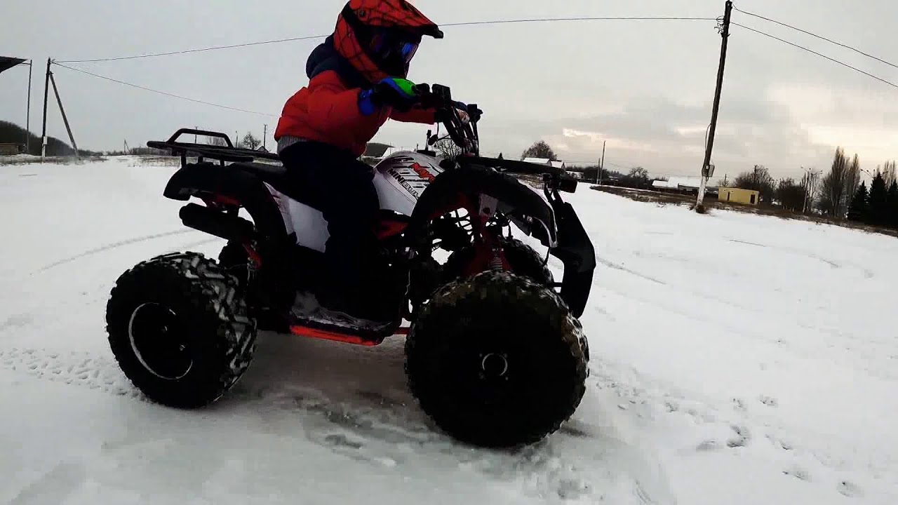 Kayo bull 110, зимний дрифт, GoPro 9