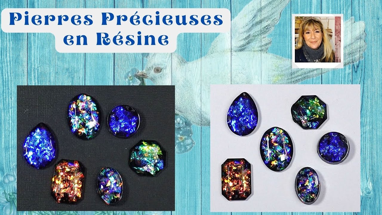 ⭐ Comment Faire des Bijoux Effets Pierres Précieuses en Résine ⭐