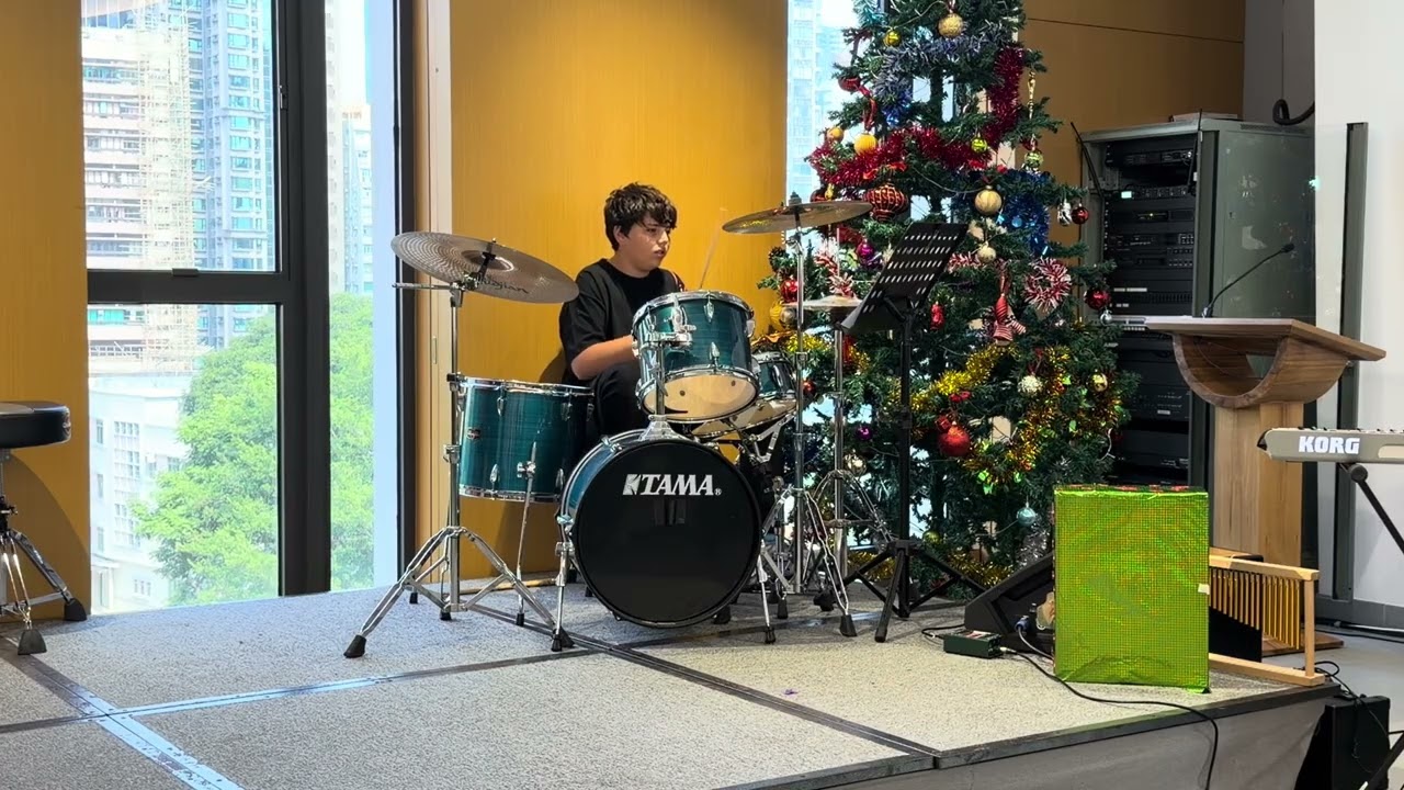 December 6th, 2025 Charity Christmas concert - Drums