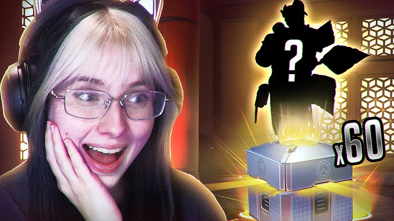 Opening 60+ Overwatch LOOTBOXES!! (i FINALLY got the skin…)