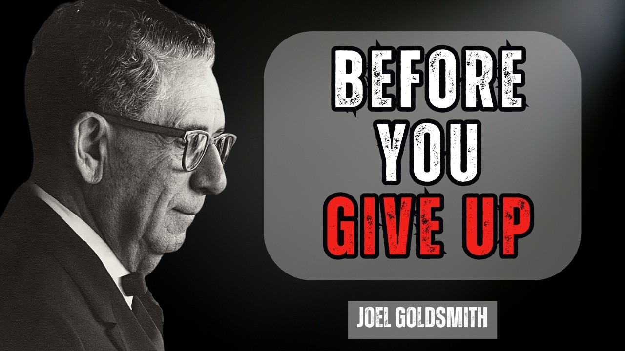 Joel Goldsmith | Before You Give Up on Spirituality, YOU Need to Know What He Experienced
