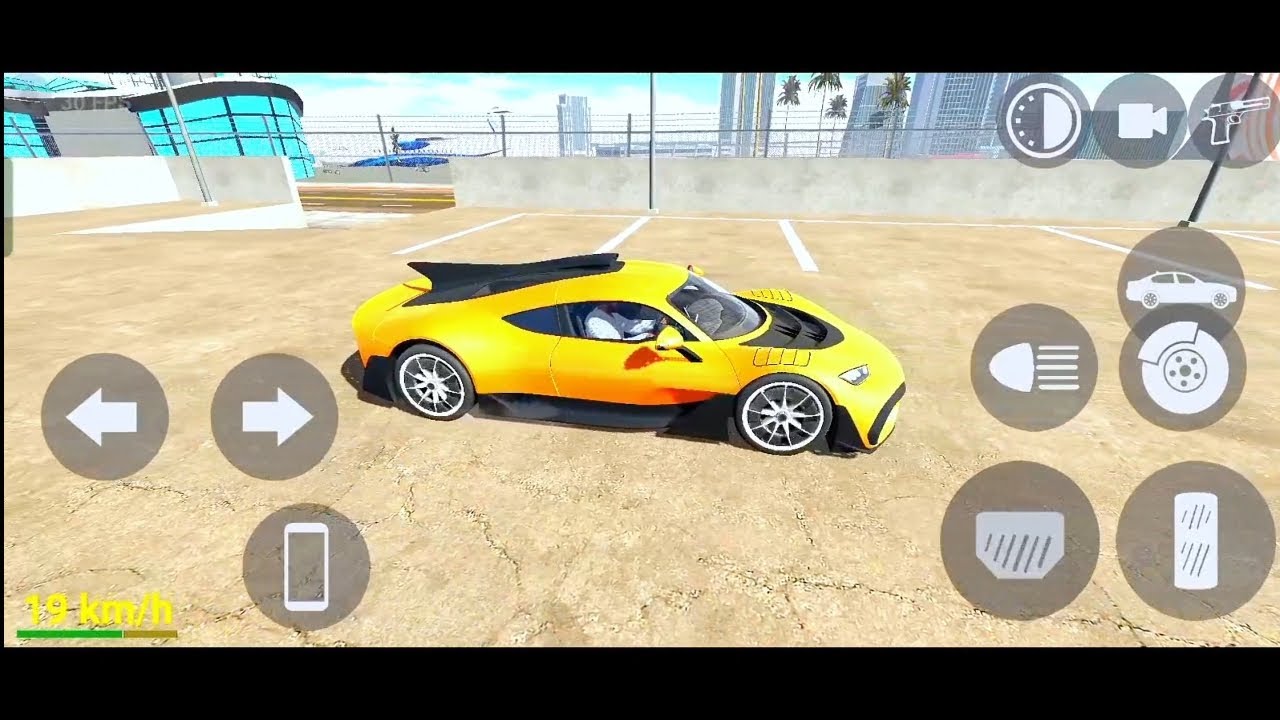 #mercedesamg Orange Color Car #gameplay #indianbikedriving3d #gamingvideos #trending #viralgame 