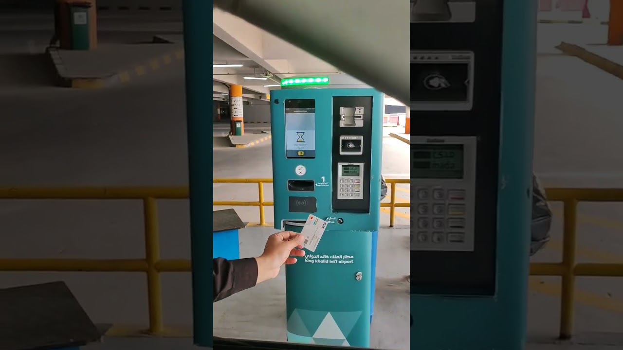 How to pay car parking fee at airport with ATM card