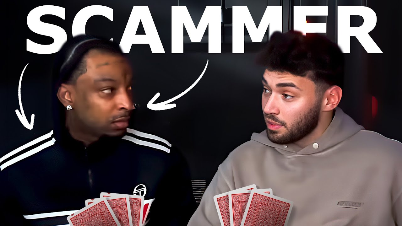 21 Savage Gets Caught Scamming Adin Ross...