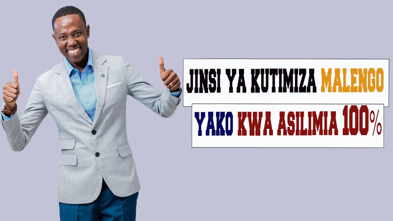 JINSI YA KUTIMIZA MALENGO YAKO YA MAISHA Part 1
