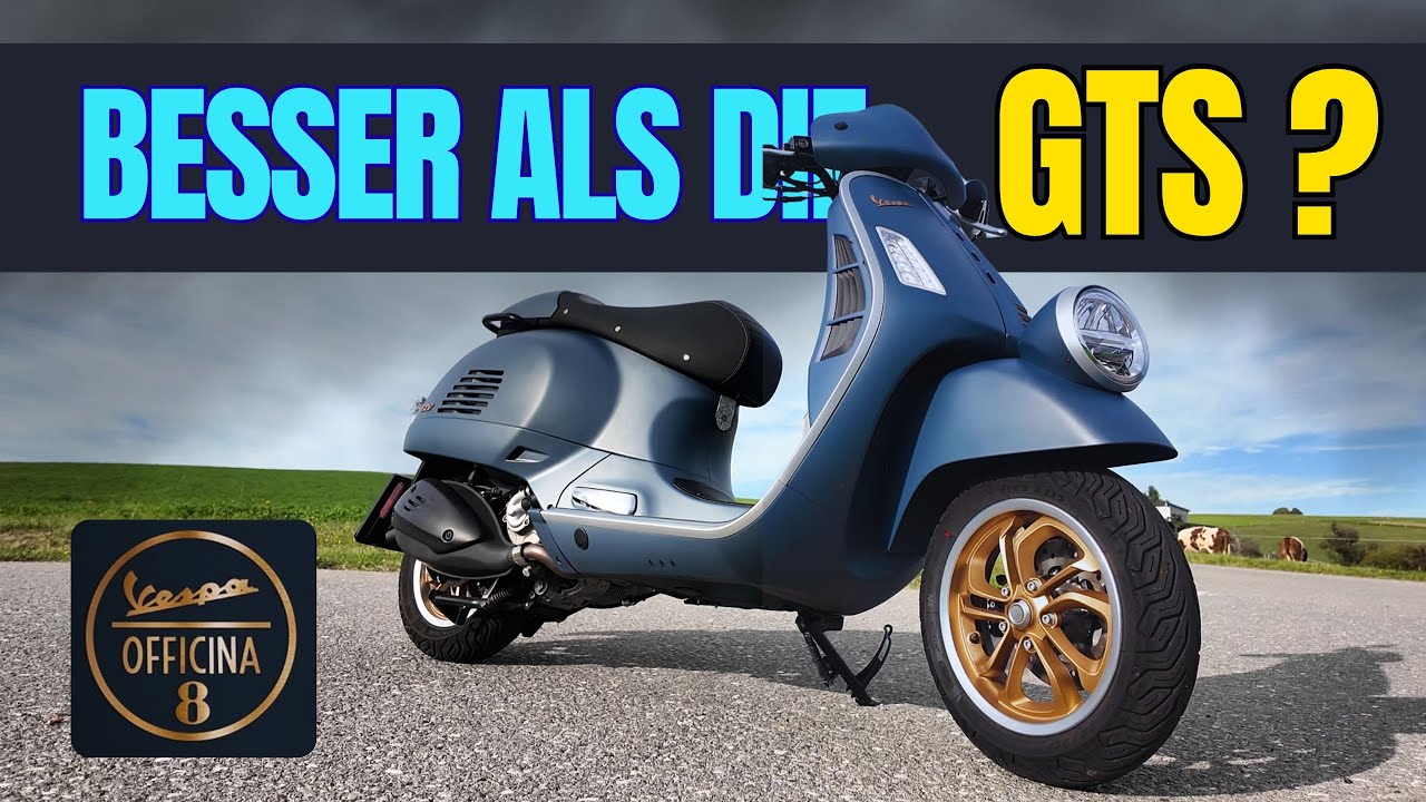 Vespa GTV Officina 2025 😎 Stil & Eleganz auf 2 Rädern – besser als die GTS ?