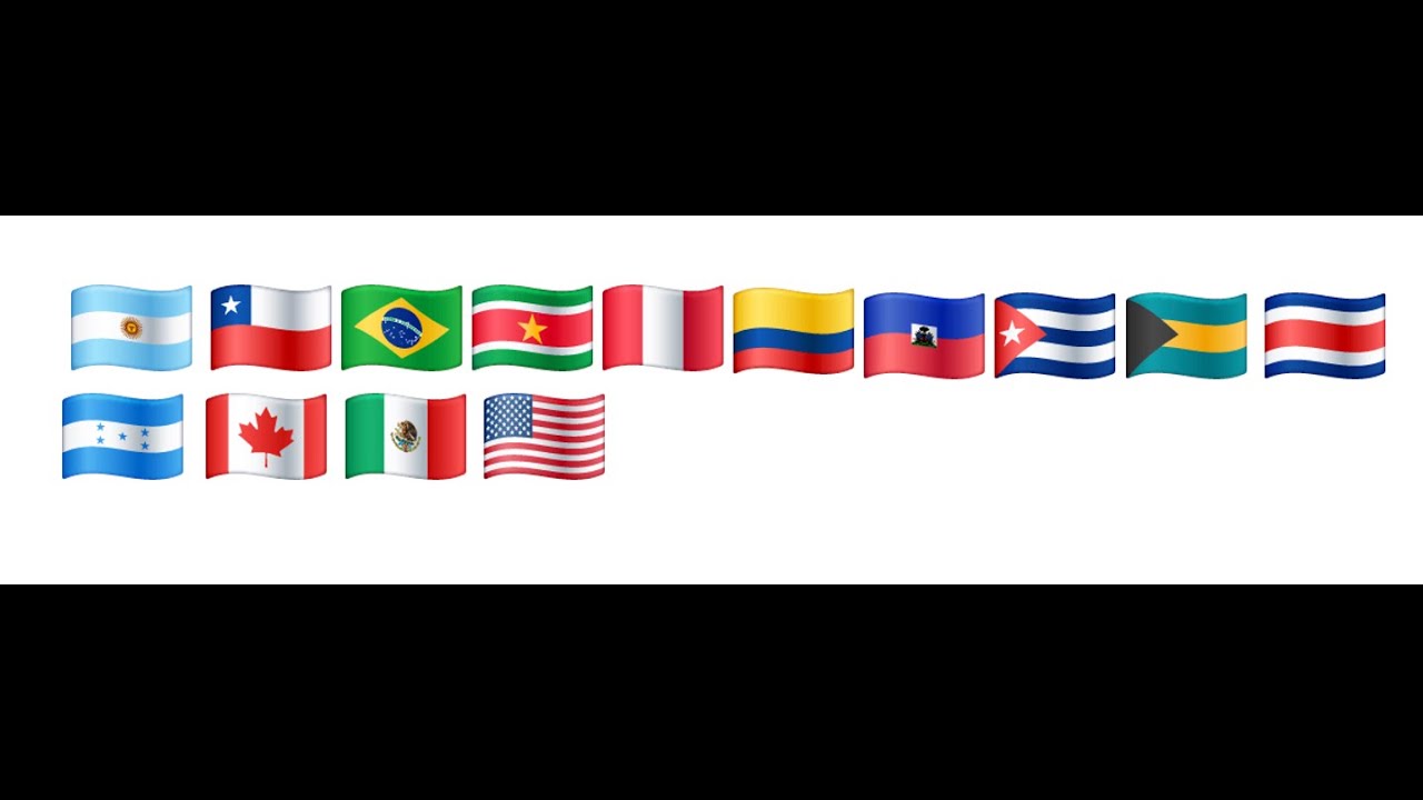 National anthems of countries in the Americas