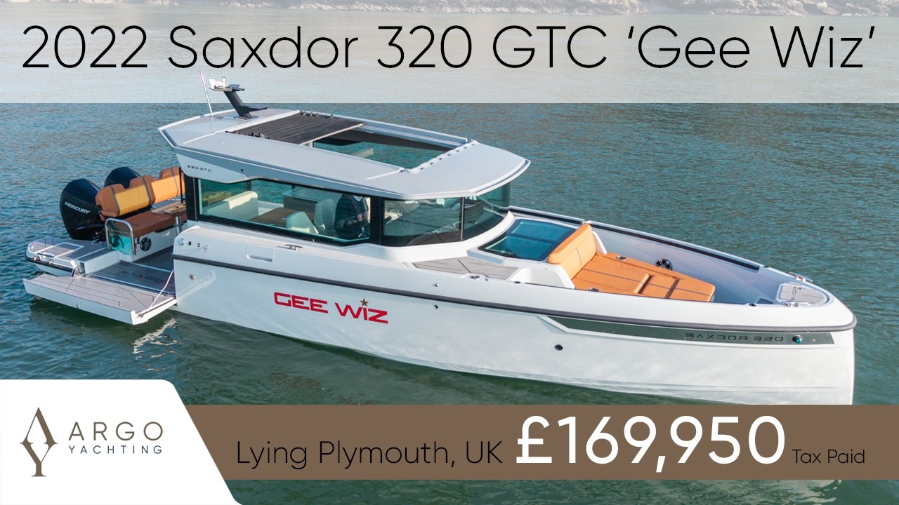 2022 Saxdor 320 GTC 'Gee Wiz' | UK Tax Paid | FOR SALE NOW in Plymouth, UK