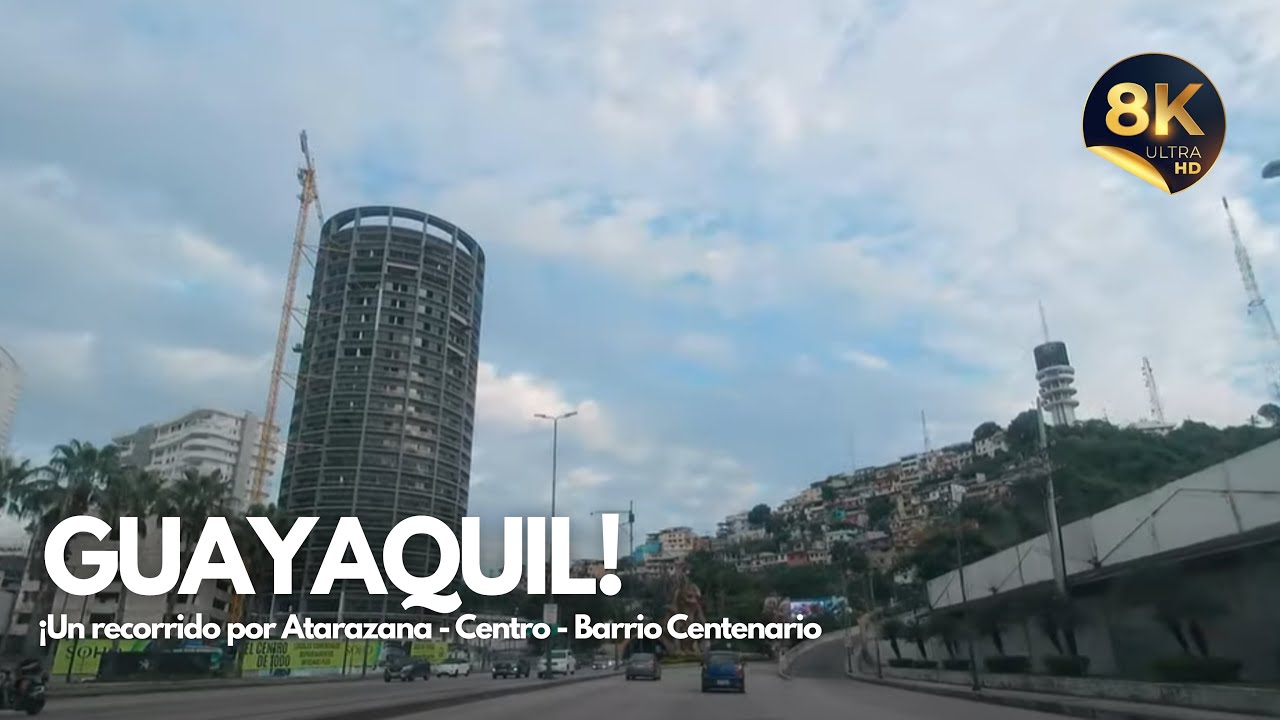 ¡Guayaquil 2025!  l 4K panoramic road.