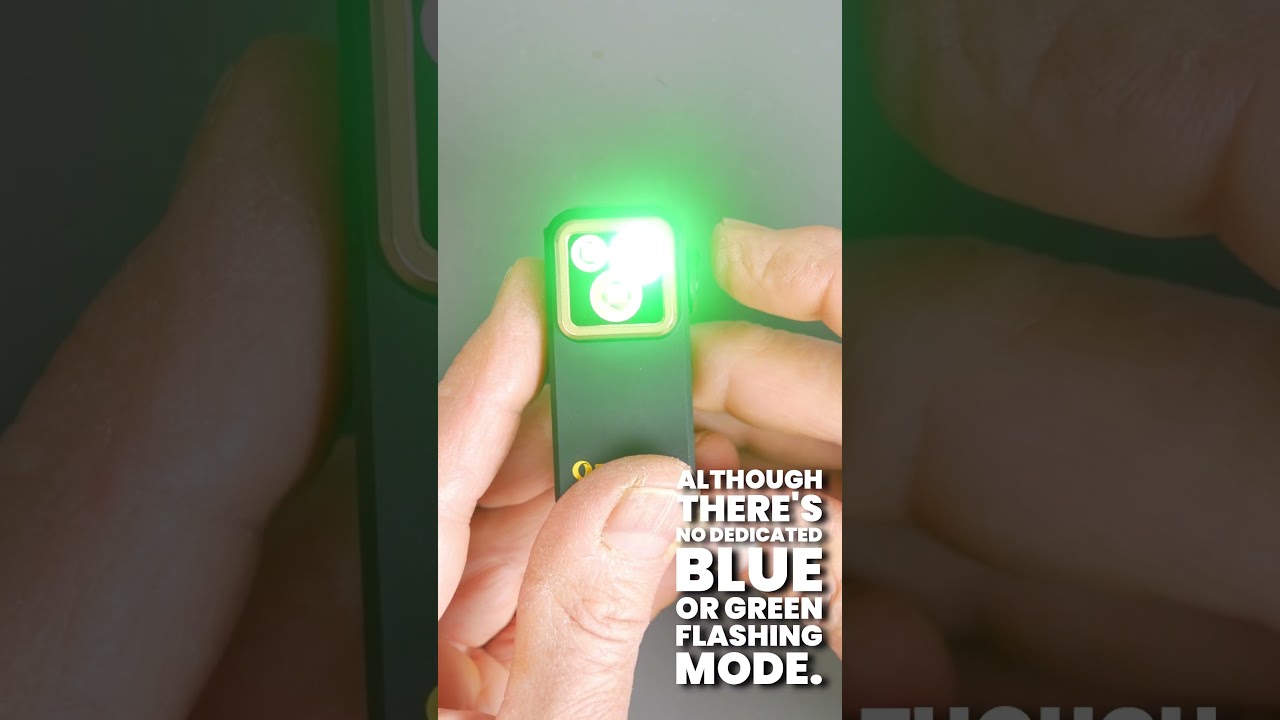 Этот крошечный фонарик имеет RGB + UV-подсветку?! Протестировано Olight Oclip Pro S.