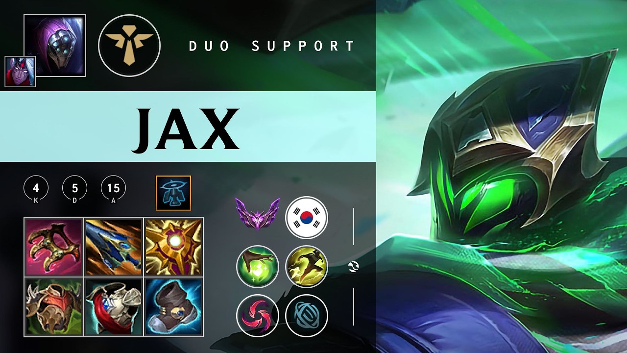 Jax Support vs Blitzcrank - KR Master Patch 26.05