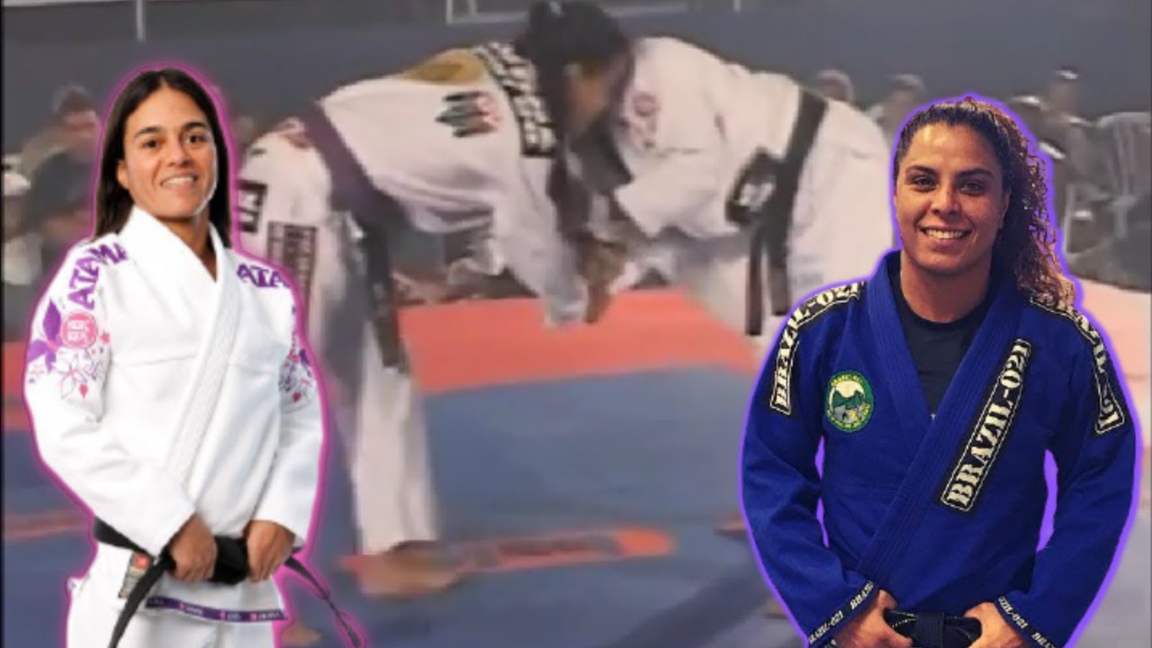 Leticia Ribeiro Jiu Jitsu Match vs Hanette Stack   Luta Casada OLD SCHOOL BJJ