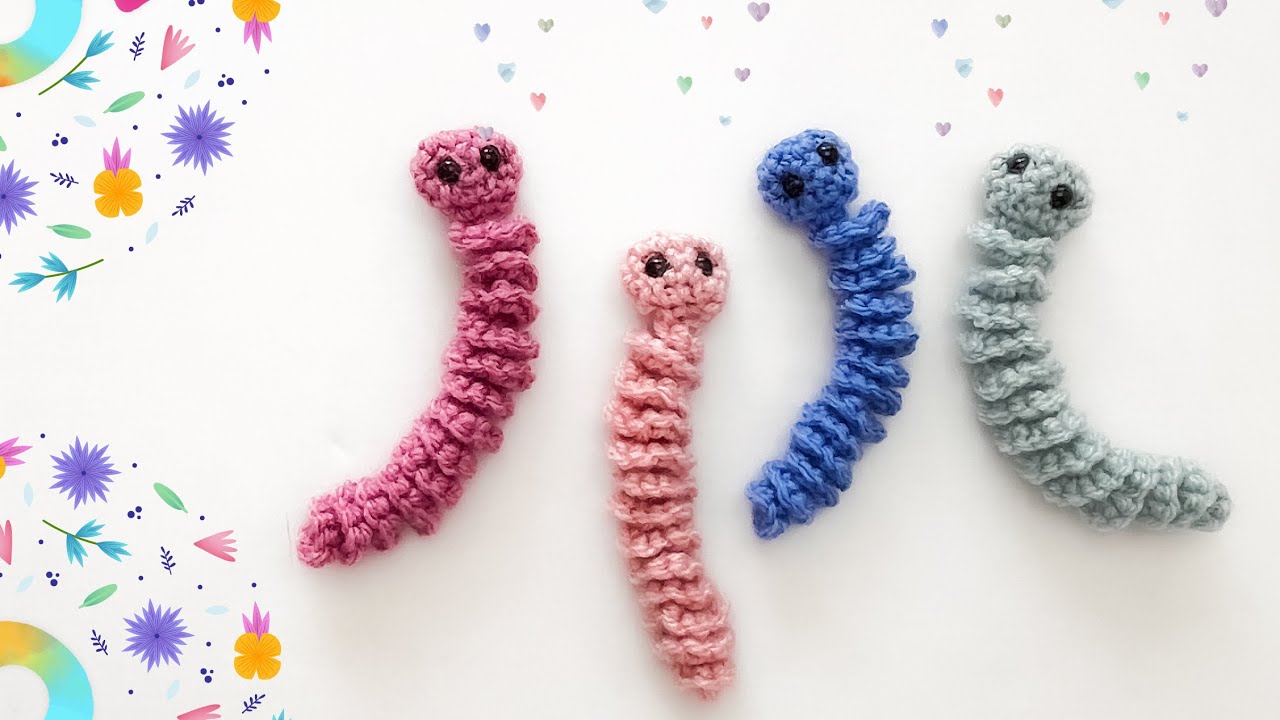 WORRY WORM crochet pattern | Simplest no sew pattern for beginners