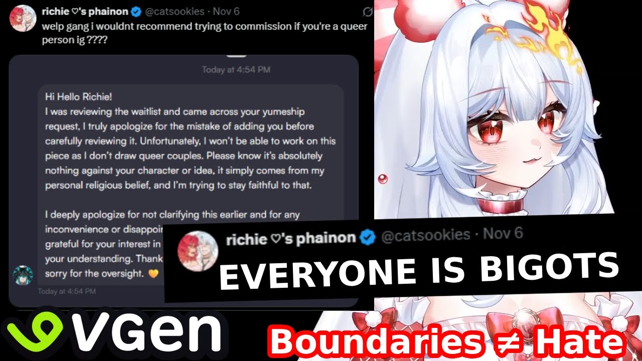 Internet CANCELS Artist for Saying No – The VGen Drama
