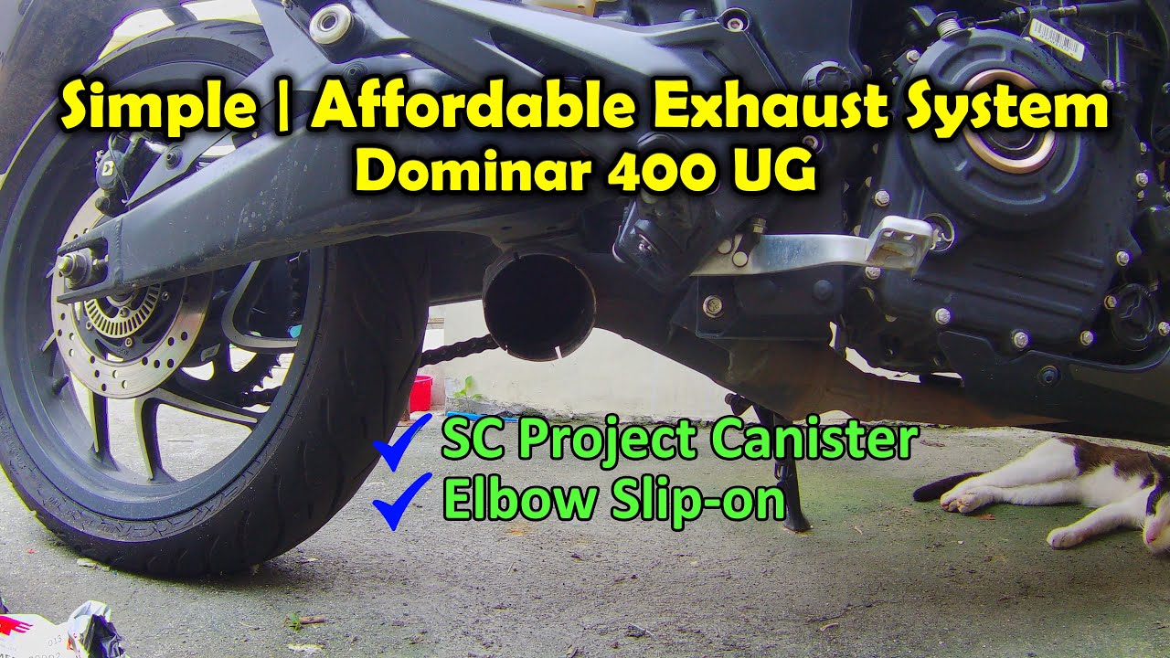 Dominar 400 UG Exhaust System Upgrade
