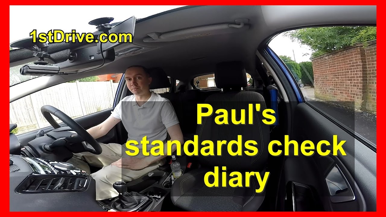 Paul's standards check diary 1 - a driving instructors journey to his standards test