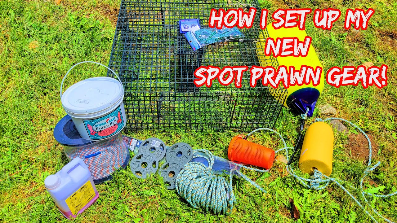 Shrimp Pot Setup | How I Did It | New Spot Prawn Gear Gear