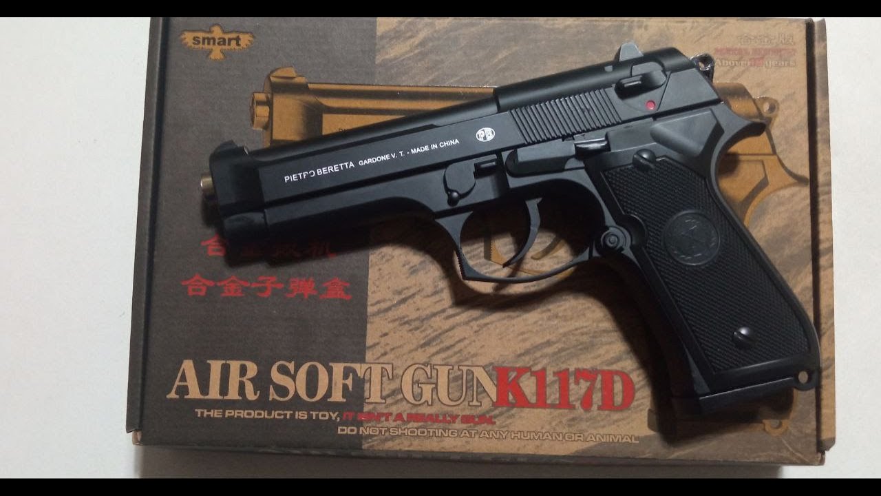 Airsoft Spring Action M92 Beretta(K117D Pistol)