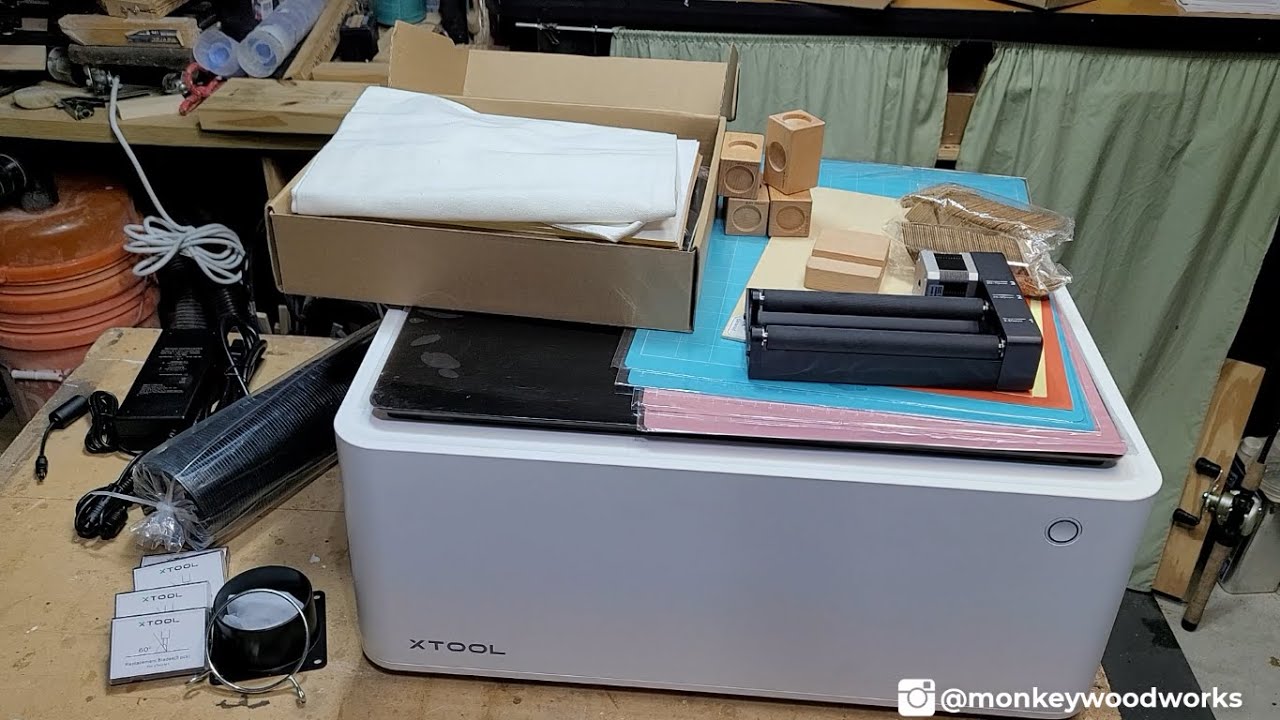 Part 1 of Testing out the xTool M1 - Unboxing the World's First Hybrid Laser & Blade Cutting Machine