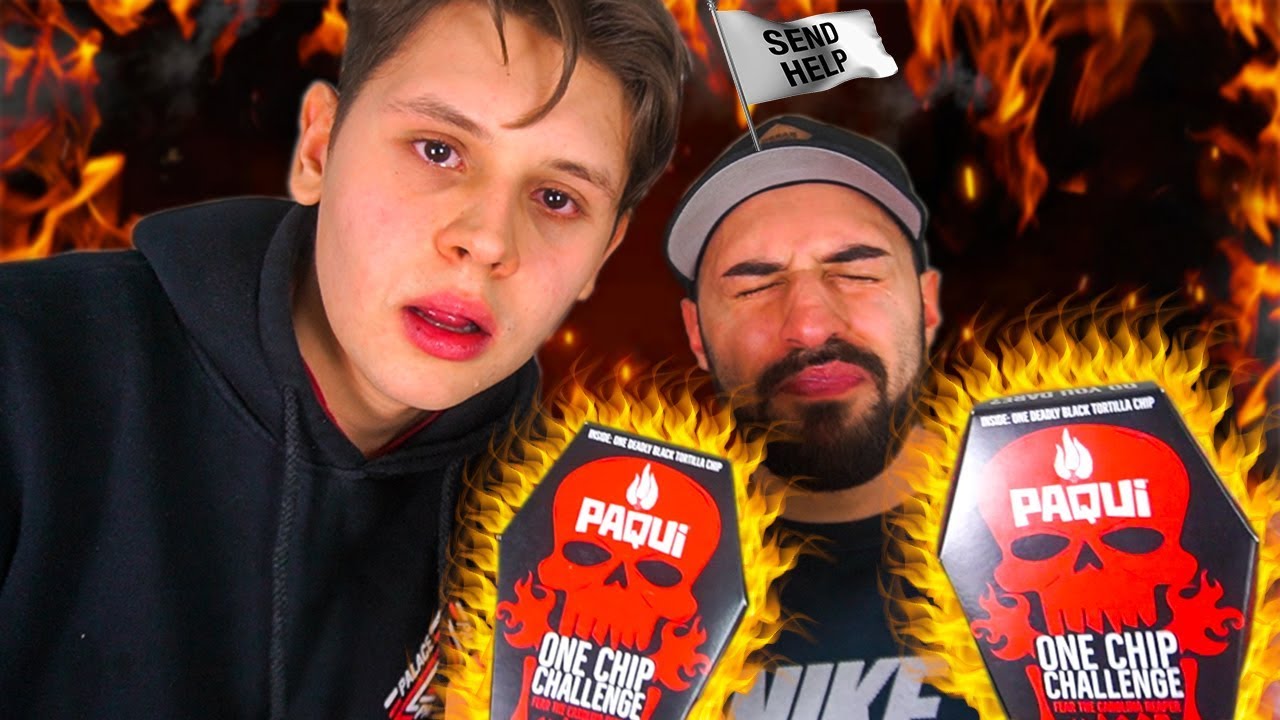 Wir ESSEN den SCH&Auml;RFSTEN CHIP DER WELT🥵🔥 - Paqui One Chip Challenge (HILFEE!!)