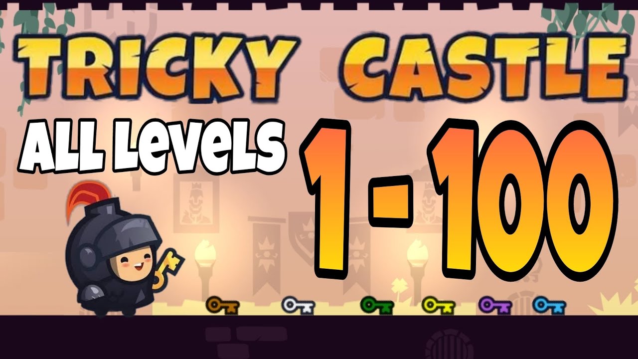 Tricky Castle ALL Levels 1 - 100 Walkthrough Bats and Star location