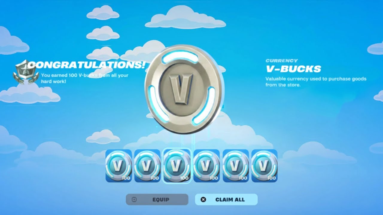 Fortnite is giving players 600 Vbucks Daily for only $0