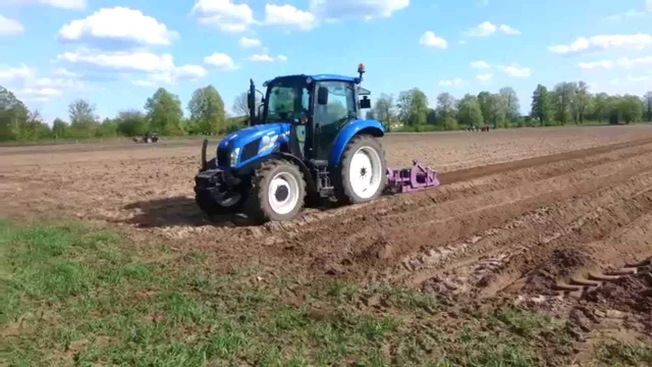 Formowanie ziemniaków 2015 / New Holland t4.55 & Remprodex
