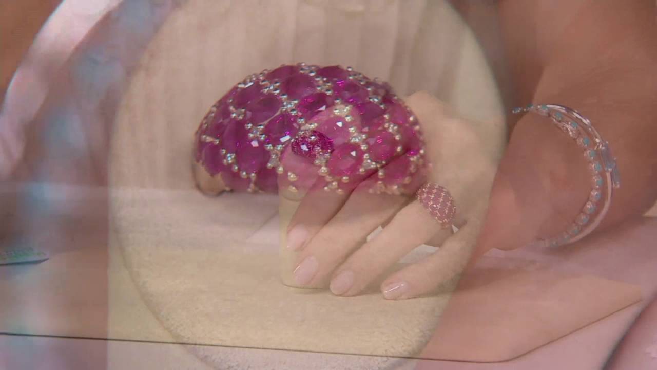 Mozambique Ruby & Diamond Accent Bold Domed Ring, 14K 6.00 cttw on QVC