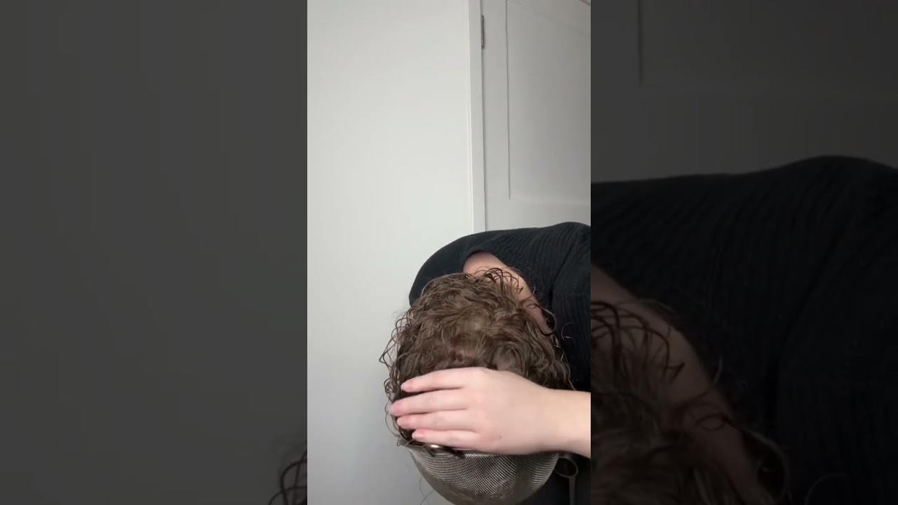 Krullen f&ouml;hnen zonder diffuser maar met een vergiet / zeef