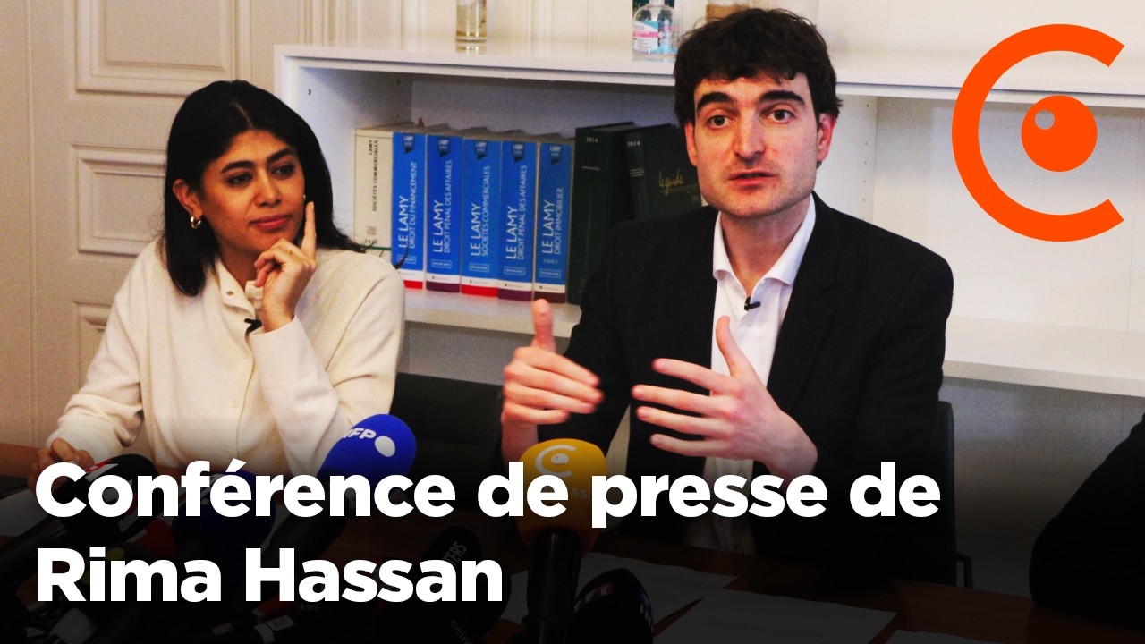 RIMA HASSAN - Conf&eacute;rence de presse suite &agrave; sa garde &agrave; vue pour Apologie du Terrorisme